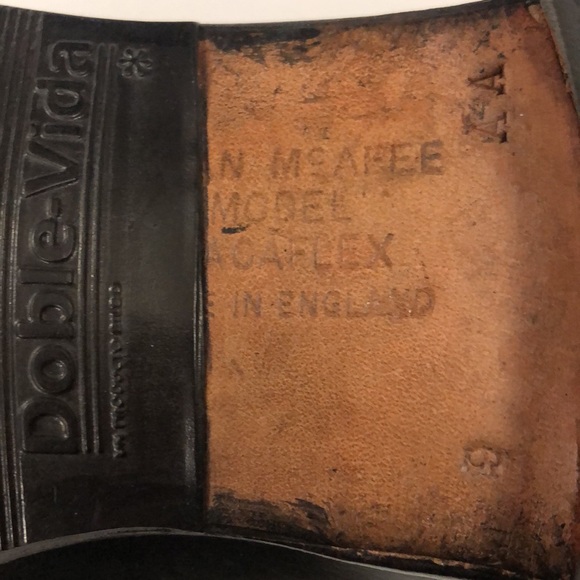 Alan McAfee 9 Shoes Black Leather Lace Up Made in England in Excellent Condition - Picture 8 of 10